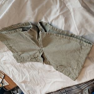 Thin corduroy shorts